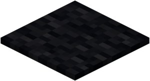 Чёрный ковёр в Майнкрафте