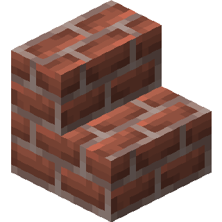 Brick Stairs in Minecraft