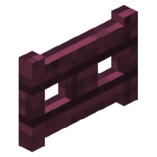 Crimson Fence Gate in Minecraft
