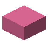 Perfect pink slab in Minecraft