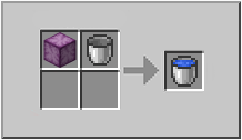 How to craft water bucket in Minecraft