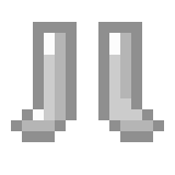 Silver Boots in Minecraft