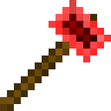 Red Crystal Hammer in Minecraft