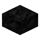 Coal Block Slab in Minecraft