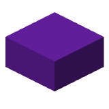 Perfect purple slab in Minecraft