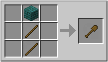 How to craft wooden shovel in Minecraft