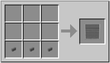 How to craft grate in Minecraft