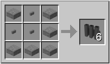How to craft smallcornerpipethreeup in Minecraft