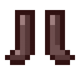 Red stone Boots in Minecraft