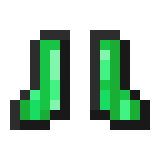 Emerald Boots in Minecraft
