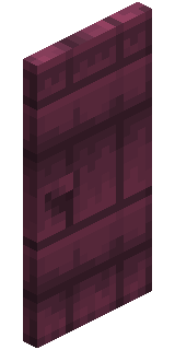 Crimson Door in Minecraft