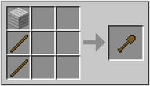 Как сделать деревянную лопату в Майнкрафт