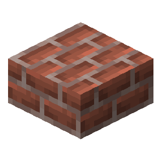 Brick Slab in Minecraft
