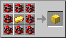 Как сделать block of gold в Майнкрафт