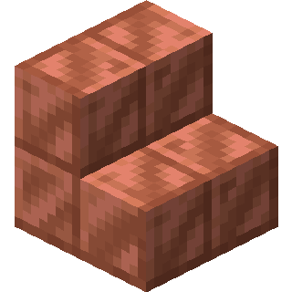Cut Copper Stairs in Minecraft