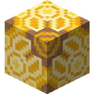 Yellow Glazed Terracotta in Minecraft