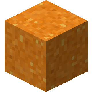 Orange Concrete Powder in Minecraft