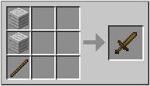 Как сделать деревянный меч в Майнкрафт