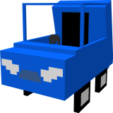 MC Cars ModelM Blue Color in Minecraft