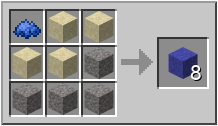 Blue Concrete Powder | How to craft blue concrete powder in Minecraft ...