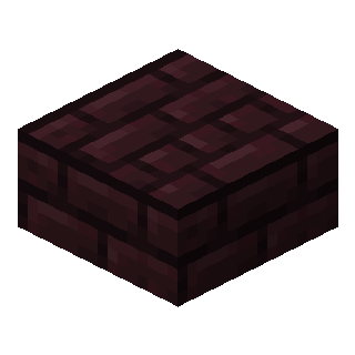 Nether Brick Slab in Minecraft