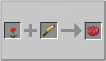 How to craft red dye in Minecraft