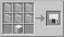 How to craft tacticalscreenwhite in Minecraft