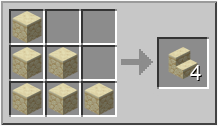 Sandstone Stairs in Minecraft