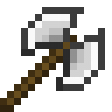 Iron Double Axe in Minecraft