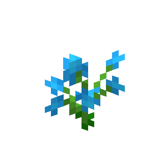 Blue Orchid in Minecraft