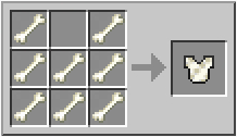 How to craft bone chestplate in Minecraft