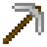 Silver Pickaxe in Minecraft