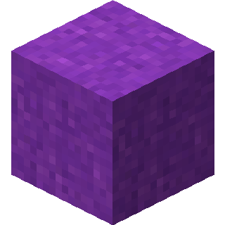 Purple Concrete Powder in Minecraft