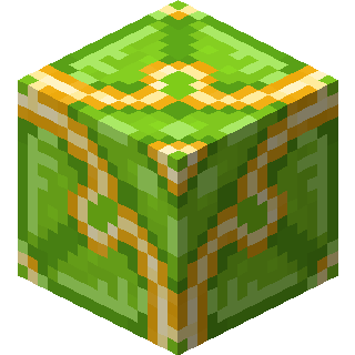Lime Glazed Terracotta in Minecraft