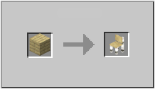 How to craft birch chair in Minecraft