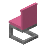 Pink Modern Chair Mainkraftā