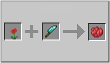 How to craft red dye in Minecraft