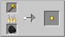 How to craft gold nugget in Minecraft