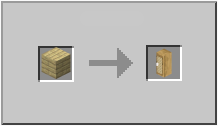 How to craft birch wardrobe in Minecraft