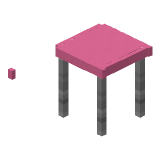 Pink Modern Table in Minecraft