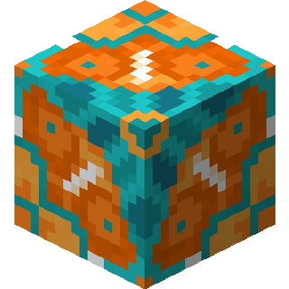 Orange Glazed Terracotta in Minecraft