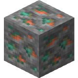 Copper Ore in Minecraft