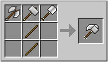 How to craft iron spaxer in Minecraft