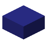 Perfect blue slab in Minecraft