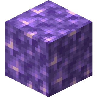 Block of Amethyst in Minecraft