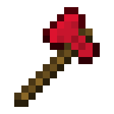 Ruby Axe in Minecraft