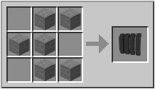 How to craft details in Minecraft
