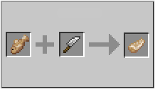How to craft raw cod slice in Minecraft