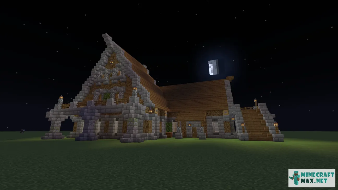 Large Medieval House | Download map for Minecraft: 1