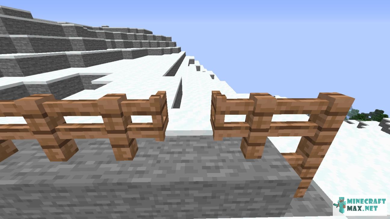 Jungle Fence Gate in Minecraft | Screenshot 1